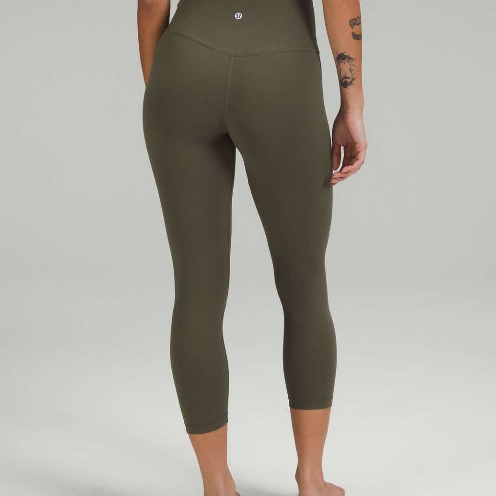Lululemon Align Leggings - Olive Green - Size 4